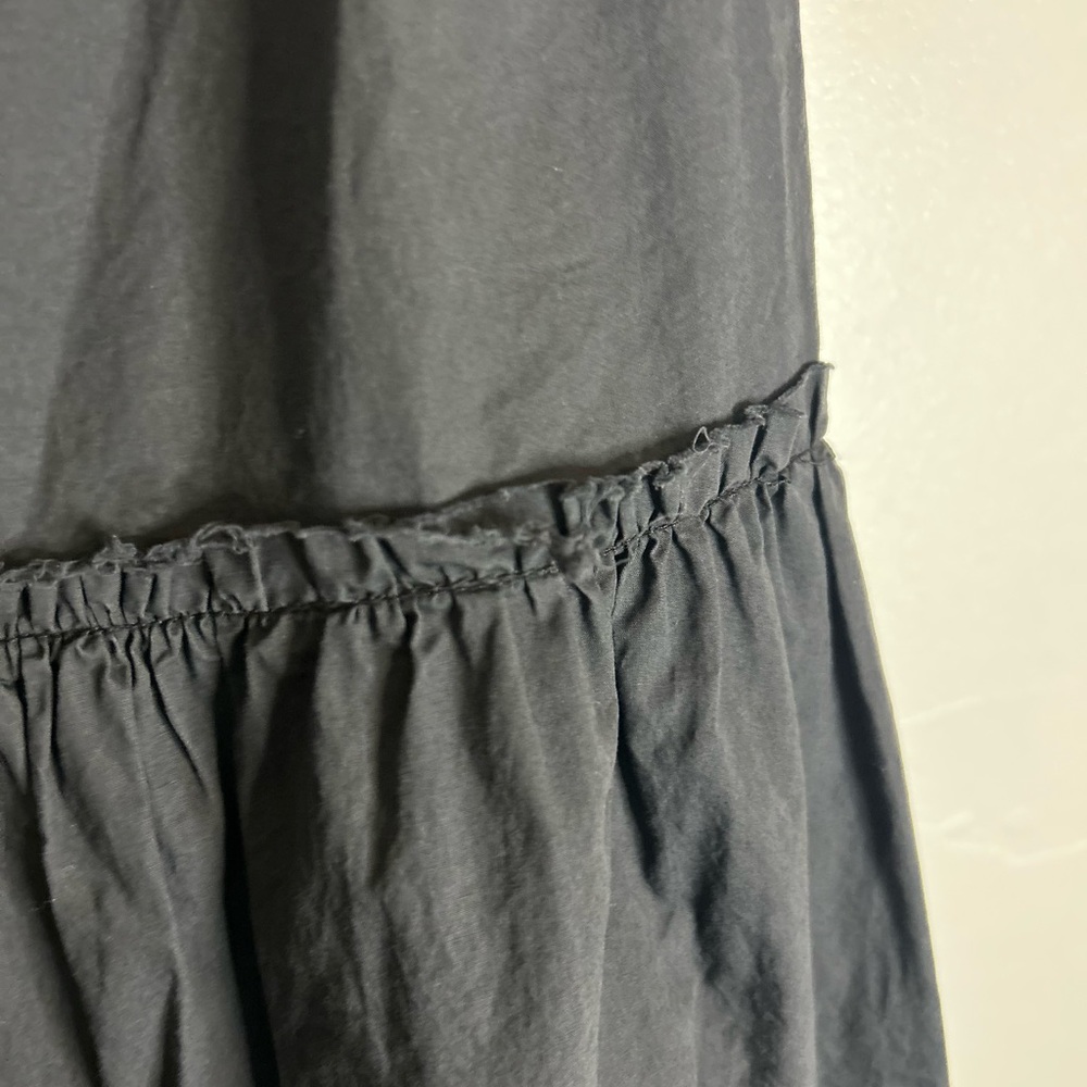 Day + Moon Black tiered ruffle mini sundress - Picture 2 of 5
